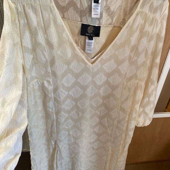 Dusty Daze long lined ivory dress - Picture 3 of 5